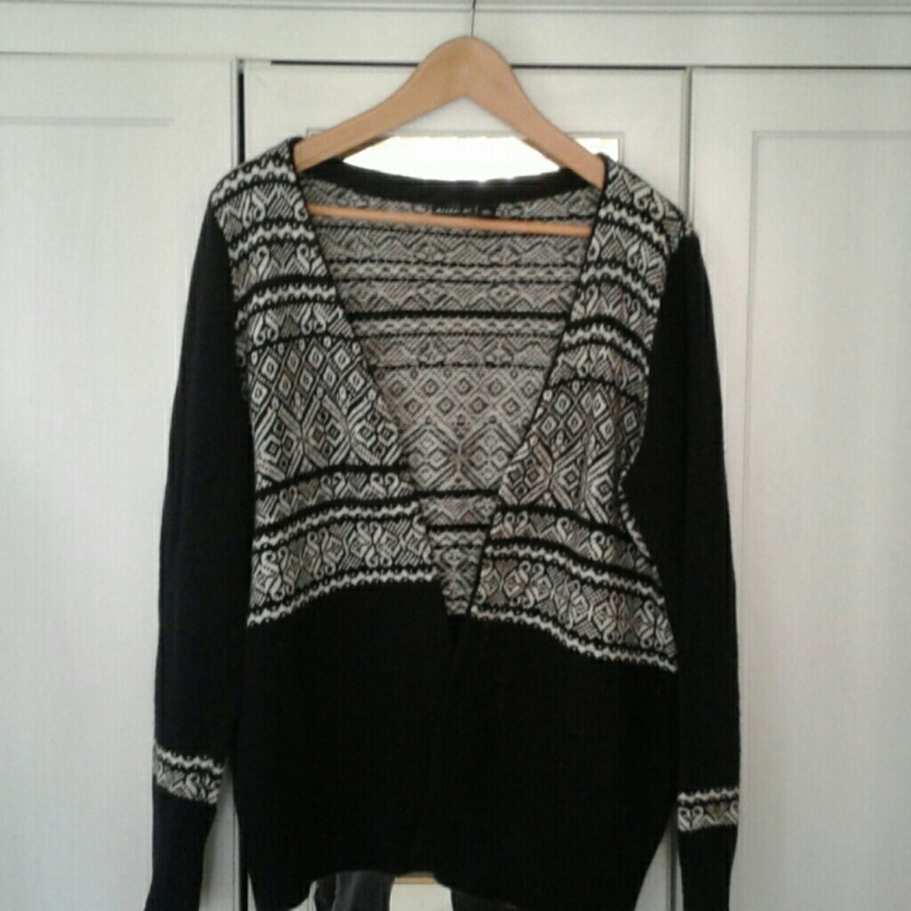Allen B Black Cardigan